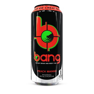 BANG Peach Mango Energy Drink - 16 fl oz Can
