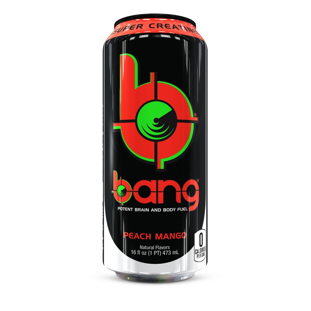 UPC 610764863812 BANG Peach Mango Energy Drink 16 fl oz Can