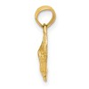Black Bow Jewelry 14k Yellow Gold Petite Flying Dove Pendant - 2 of 4