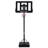 BestParts 7.5ft-10ft Adjustable Basketball Hoop with 44" Backboard & Wheels - Black - 2 of 4