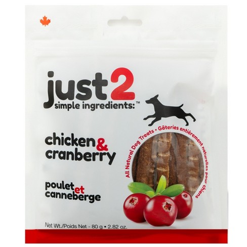 Just2: Chicken & Cranberry - 2.82 oz - Dehydrated Dog Treats - image 1 of 4