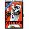 Trends International NFL Cincinnati Bengals - Ja'Marr Chase 23 Framed Wall Poster Prints - 3 of 4