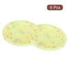 Unique Bargains Round Soft Fluorescent Glow Drink Coasters for Bar Club Parties 6 Pcs - 3 of 4