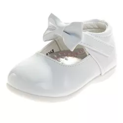 Josmo Girls Dress Shoes (Toddler Sizes) - White Patent, 3