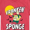 Boys' - SpongeBob SquarePants - Franken Sponge Short Sleeve Graphic T-Shirt - 2 of 4