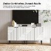 Burkart 2 - Door Fluted Accent Cabinet with Adjustable Shelves - 3 of 4