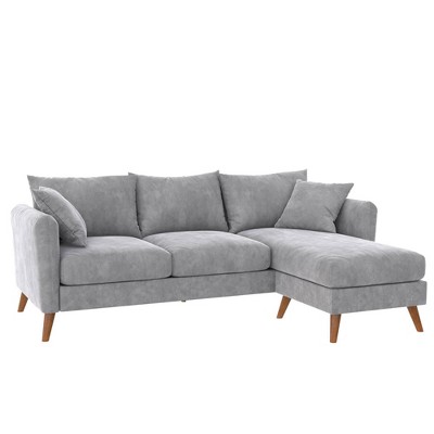 Small on sale gray sectional