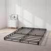 VEVOR Box Spring, Queen Size Bed Frame with Washable Fabric Cloth, Heavy Duty Metal Frame for Queen Bed, 4 in Mattress Foundation, Black - 2 of 4