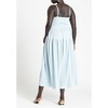 ELOQUII Women's Plus Size Smocked Tiered Maxi Dress - 3 of 4