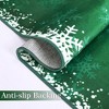 Christmas Area Rugs Xmas Snowflakes Rug Washable Holiday Home Decoration - 4 of 4