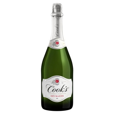 Cook's California Champagne Spumante White Sparkling Wine - 750ml Bottle