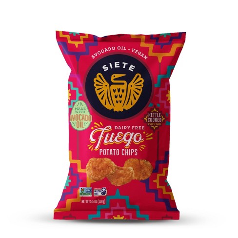 Siete Fuego Kettle Cooked Potato Chips - 5.5oz - image 1 of 4