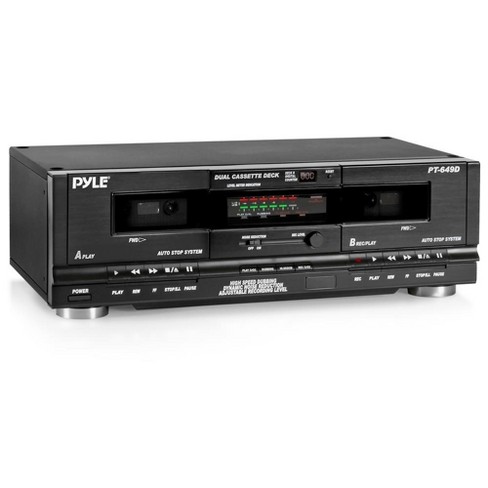 Pyle double good cassette deck PT-659-DU