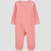 Carter's Just One You®️ Baby Girls' Floral Little Sister Sleep N' Play - Pink - 3 of 3