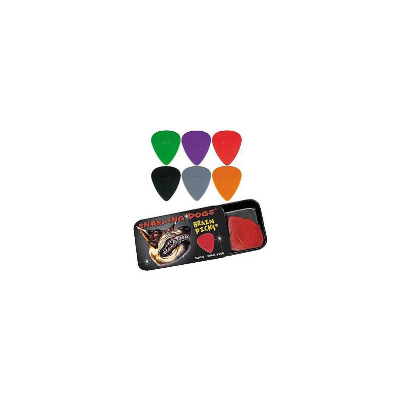 Snarling Dogs Brain Guitar Picks and Tin Box, 1 of 5