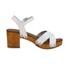 CUSHIONAIRE Women's Slate Faux Wood Sandal +Memory Foam Insole & LiteSole Technology -Wide Widths Available - 2 of 4