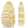 Jessie's Wig 16-26 Inch Tape In Hair Extensions 50g For Women Thin Hair Straight #613 Bleach Blonde 20 Pcs/Pack - 2 of 4