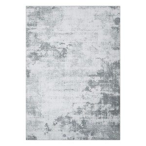 Washable Modern Abstract Rug Non Slip Low Pile Rug Soft Throw Floor Cover Foldable Indoor Carpet for Living Room Bedroom - 1 of 4