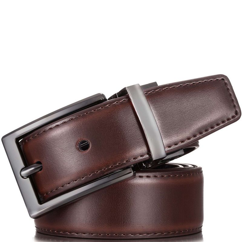 Mio Marino | Men's Chameleon Buckle Leather Belt, 4 of 6