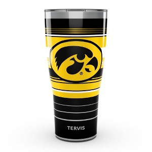 NCAA Iowa Hawkeyes 30oz Hype Stripes Stainless Steel Tumbler - 1 of 4
