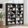 Dovelina Vertical Display Bookshelf Combination with Adjustable Shelves--No Door - 2 of 4