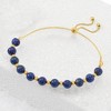 Ross-Simons Lapis and 14kt Yellow Gold Bead Bolo Bracelet Size - 4 of 4