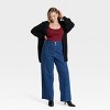 Women's High-Rise Tailored Wide Leg Jeans - Universal Thread™ - 3 of 3