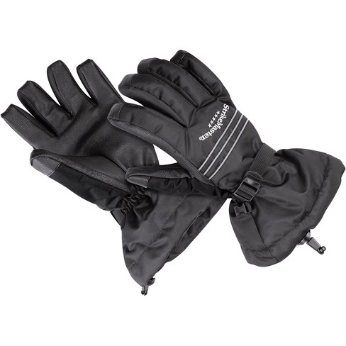 StrikeMaster Heavyweight Fishing Gloves - Small - Black