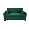 RIOSKEYS Extra-large Fabric Sofa Bed - 61-inch 2-in-1 Double Sofa with Storage Bag, Adjustable Backrest and Cushions for Living Rooms - 2 of 4