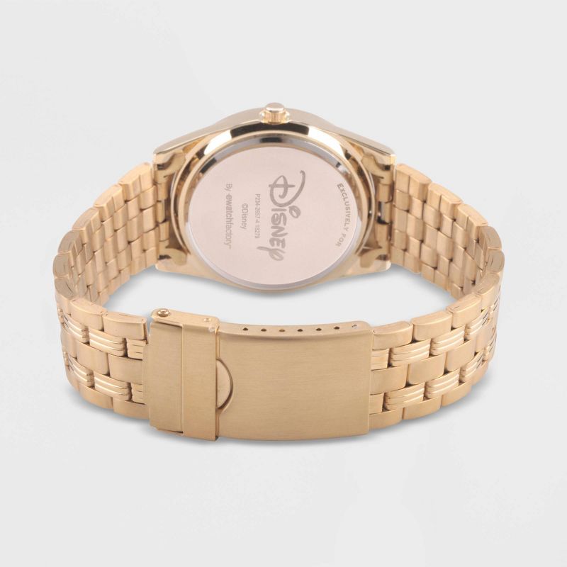 Women&#39;s Disney Minnie Mouse Glitz Bracelet Watch - Gold, 2 of 6
