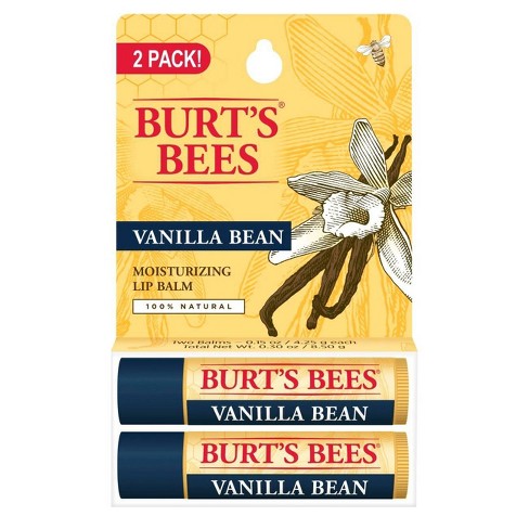 Burt's Bees Lip Balm - Vanilla Bean - 2pk/0.30oz - image 1 of 4