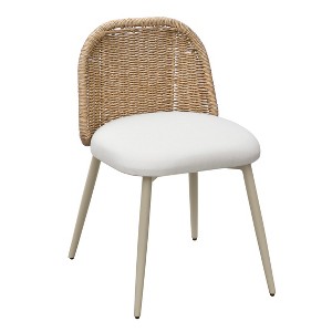 TOV Furniture Alexa Rattan Performance Fabric Dining Chair - 1 of 4