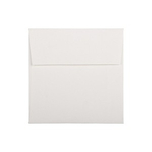 JAM Paper 6 x 6 Square Strathmore Invitation Envelopes Bright White Wove 900958831 - 1 of 2