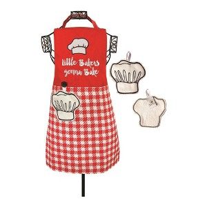 Little Bakers Gonna Bake Cotton Apron & Hand Towel Set by Manual Woodworkers and Weavers - 1 of 3