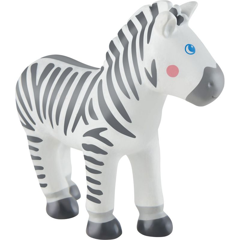 HABA Little Friends Zebra - 4" Chunky Plastic Zoo Animal Toy Figure, 2 of 17
