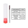 Unique Bargains HRC55 Carbide AlTiN Coated 4 Flutes Square Nose End Mill - 3 of 4