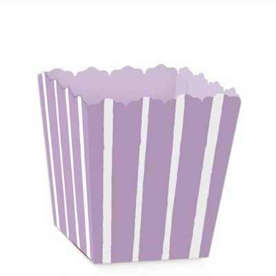 Big Dot Of Happiness Purple Stripes - Party Mini Favor Boxes - Simple ...