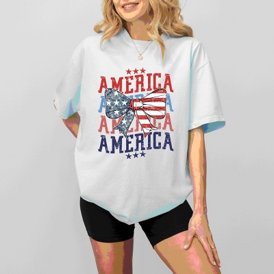 Simply Sage Market America Wave Stacked Coquette Garment Dyed Tee