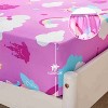 3 Piece Kids Twin Sheet Set Dinosaur Microfiber Bed Sheets - Deep Pocket Wrinkle Free, Cozy Toddler Bedding Set, Fade Resistant Breathable Girls Teens - 4 of 4