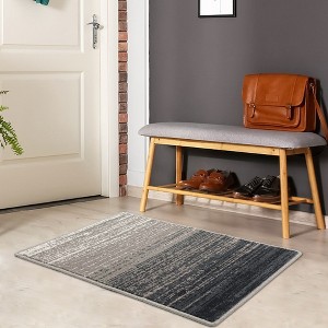 Area Rug Modern Ombre Rug Contemporary Gradient Throw Carpet for Bedroom Solid Accent Rug Non-Shedding Living Room Rug - 1 of 4