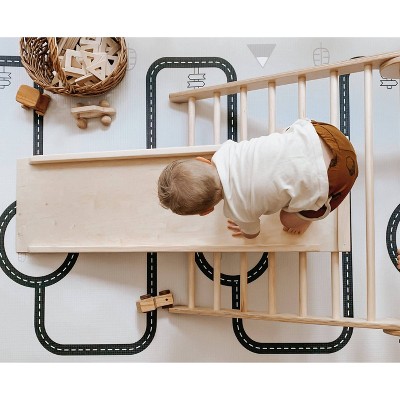 Reversible Black and White Foam Baby Play Mat