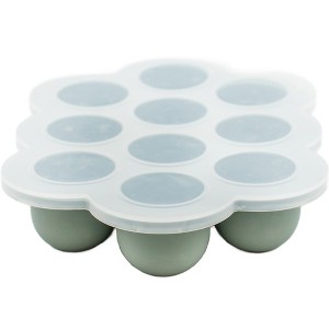 WeeSprout Silicone Freezer Tray w/ Clip on Lid Perfect Food Storage Container for Homemade Baby Food - 1 of 4