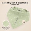8pk Lumi Muslin Baby Bibs, Bandana Bibs for Baby Boy, Baby Girl, Muslin Drool Bib for Newborn, Toddler - 3 of 4