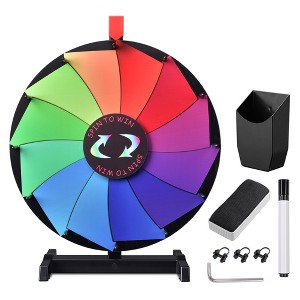 Winspin 12"/15"/18"/24" Spinning Prize Breeze Wheel Wall Mounted Tabletop Colorful Home Trade Show Carnival Game - 1 of 4