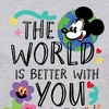 Women's - Disney - Mickey Mouse Juniors Fitted Graphic T-Shirt - 2 of 3