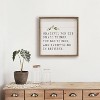 Kendrick Home The Big Things Greenery Wall Art White - 3 of 4