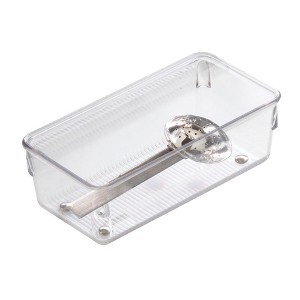 InterDesign 52330 Linus Drawer Organizer, 3" x 6" x 2", Clear - 1 of 1