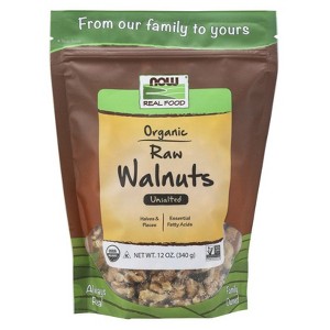 Walnuts Certified Organic by Now Foods  -  12 oz Bag - 1 of 2