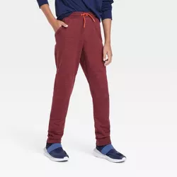 Boys' Fleece Jogger Pants - All in Motion™ Heathered Red L