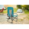 Ridstar Extra-Large Portable Camping Folding Chair with Side Table & Pockets for Fishing, Travel & Picnics-Blue - 4 of 4